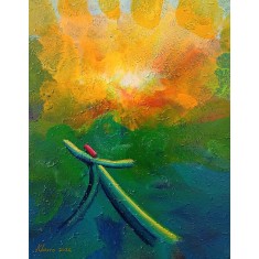 Khusro Subzwari, 18 x 24 Inch, Acrylics on Canvas, Figurative Painting, AC-KS-265